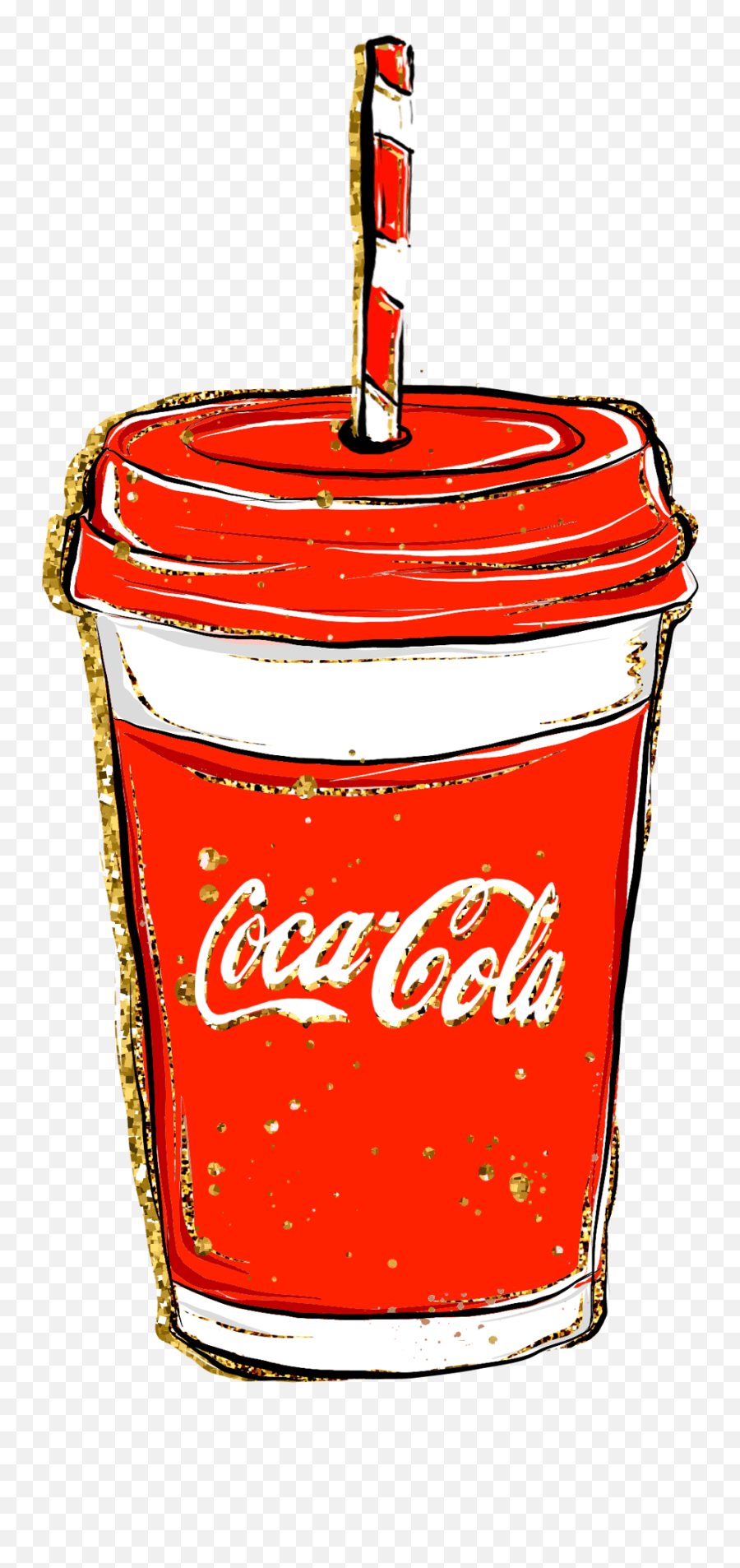 Starbuckscup Cocacola Fizzy Sticker Coca Cola Emoji,Soft Drink Emoji
