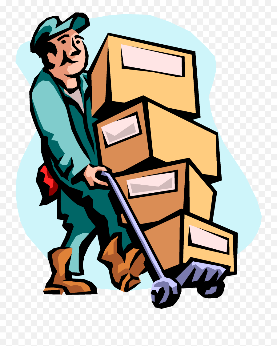 Library Of House Movers Clip Art Freeuse Png Files Hand Trucks