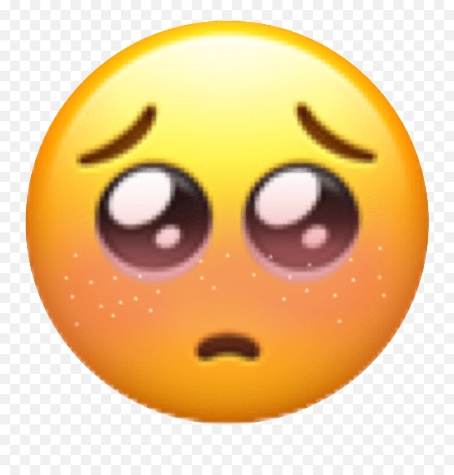 Emoji Blush Cute Shy Sticker Emoji Stickers Meme,Blush Emoji