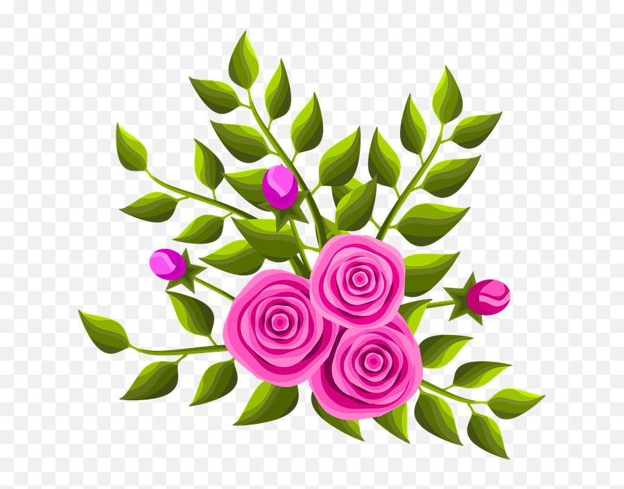 Illustration Flowers Roses Floribunda Emoji,Bouquet Of Flowers Emoji