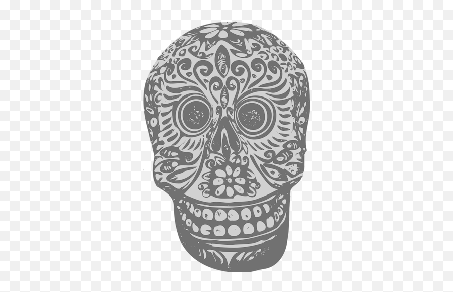Tattoo Skull Mexican Skulls Free Use Transparent Emoji,Dead Rose