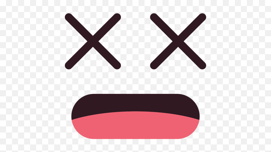 Simple X Eyes Emoticon Face Cara Con X En Los Ojos Emoji,Eyes Emoji Png free transparent