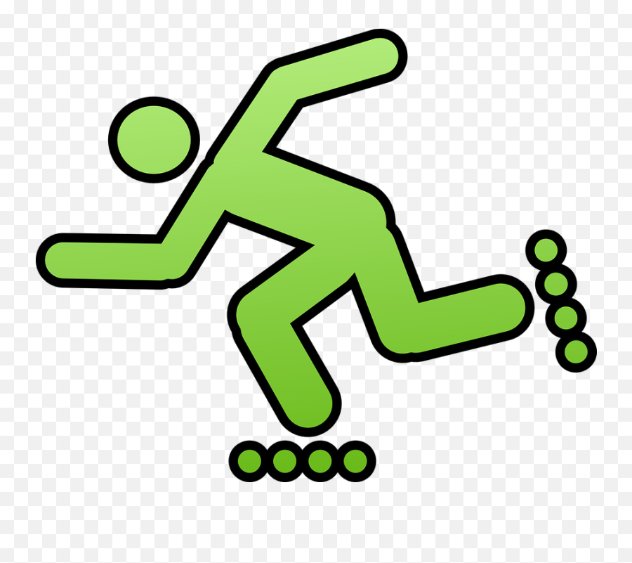 Inline Skating Roller Skating Silhouette Png Emoji,Roller Skate Emoji