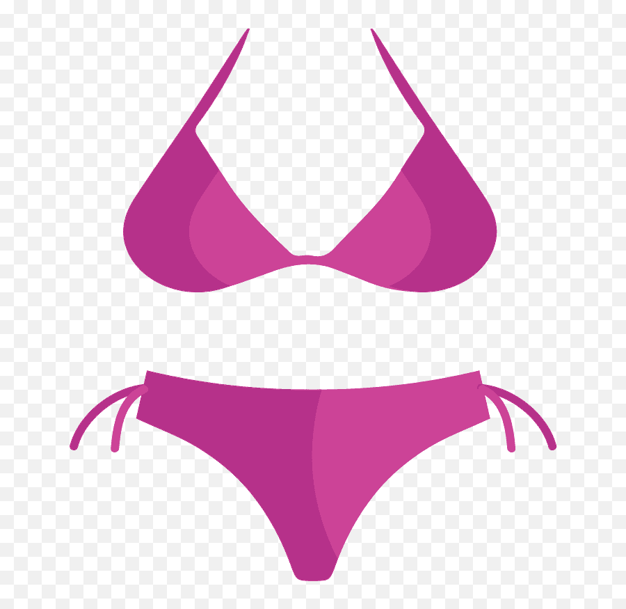 Bikini Emoji Clipart Imagen De Bikini Animado,Emoji Bikini Woman Flag