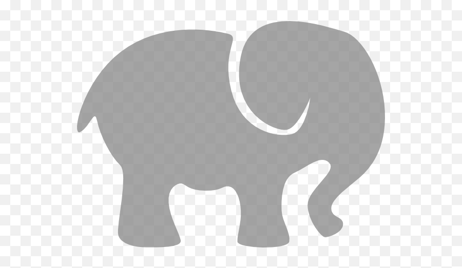 Baby Elephant Outline Clipart Kid Grey Elephant Clip Art Emoji