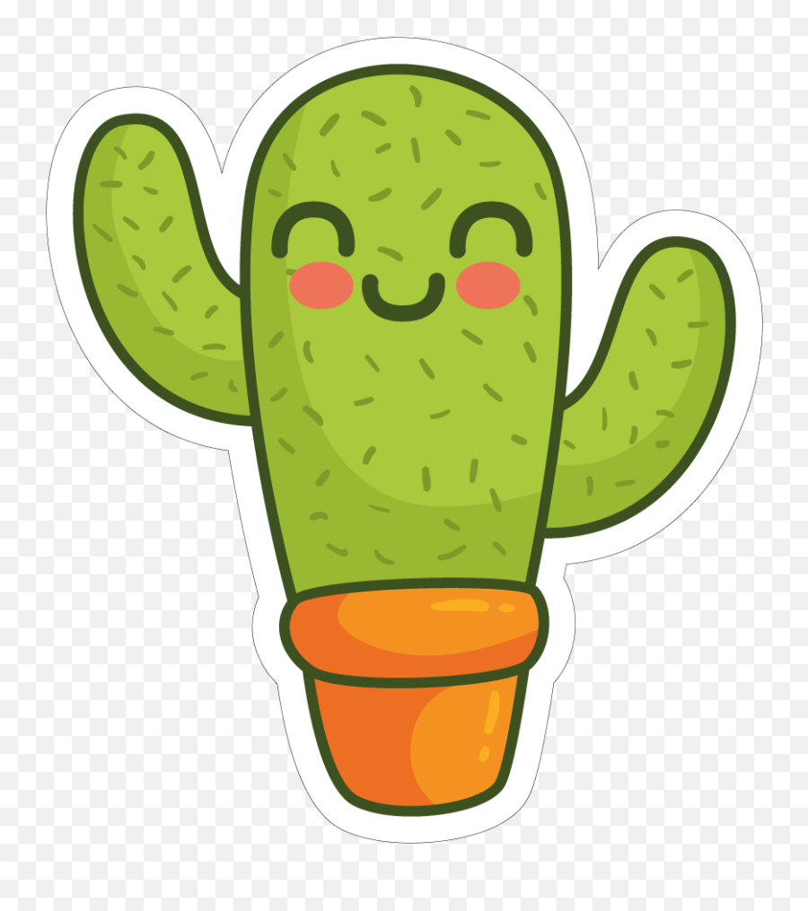 Cactus Cute Cactus Png Emoji,Cactus Lightning Emoji free