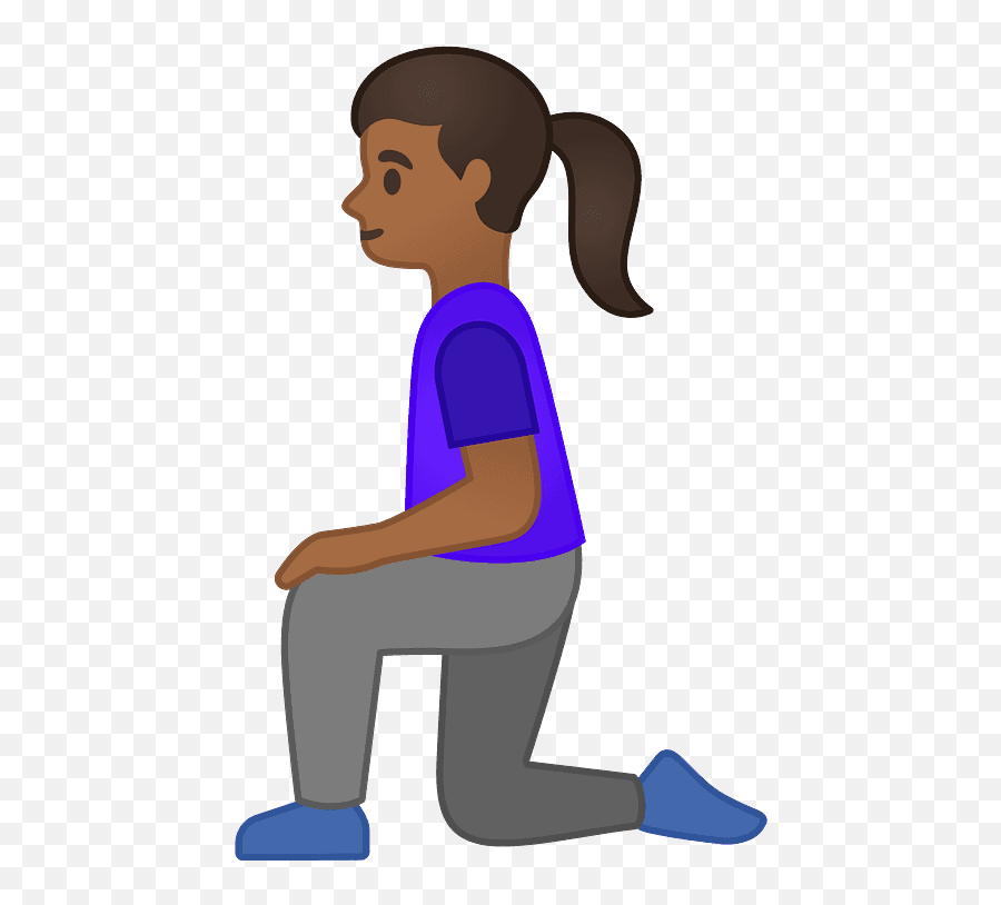 Woman Kneeling Emoji Clipart Android,Girl Dancing Emoji free