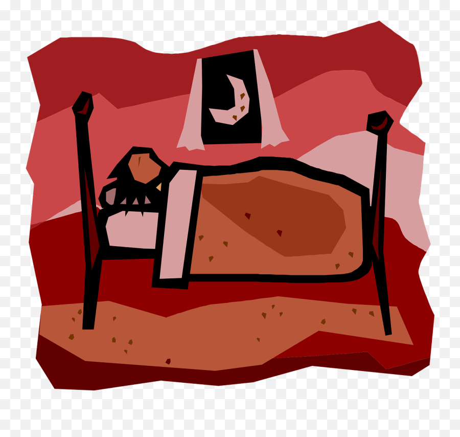 Sleeping Bed Asleep Bedroom Tired Clip Art Of Someone Sleeping Emoji