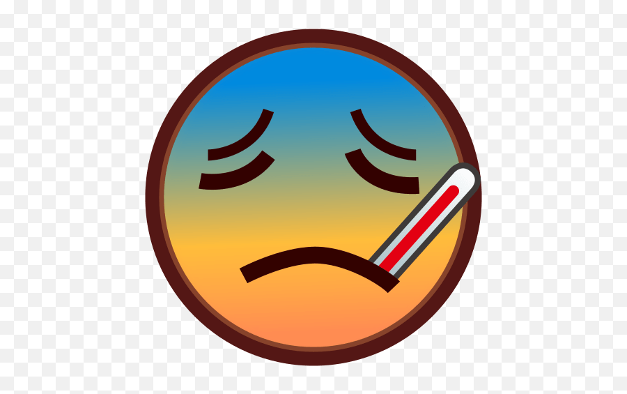 Face With Thermometer Emoji For Facebook Email Sms Emoji With A Thermometer,Thermometer Emoji