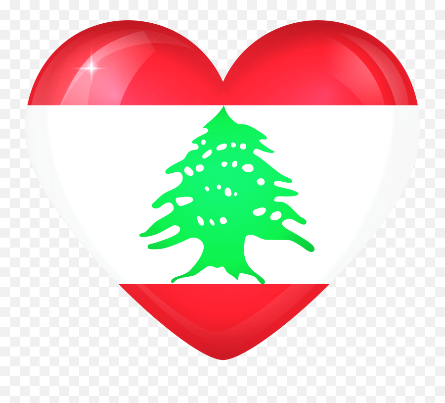 Lebanon Flag Heart Clipart Independence Day Lebanese Flag Emoji,Peru Flag Emoji free
