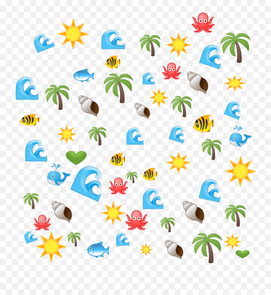 Emoji Sea Sticker Vertical,Sea Emoji free transparent emoji