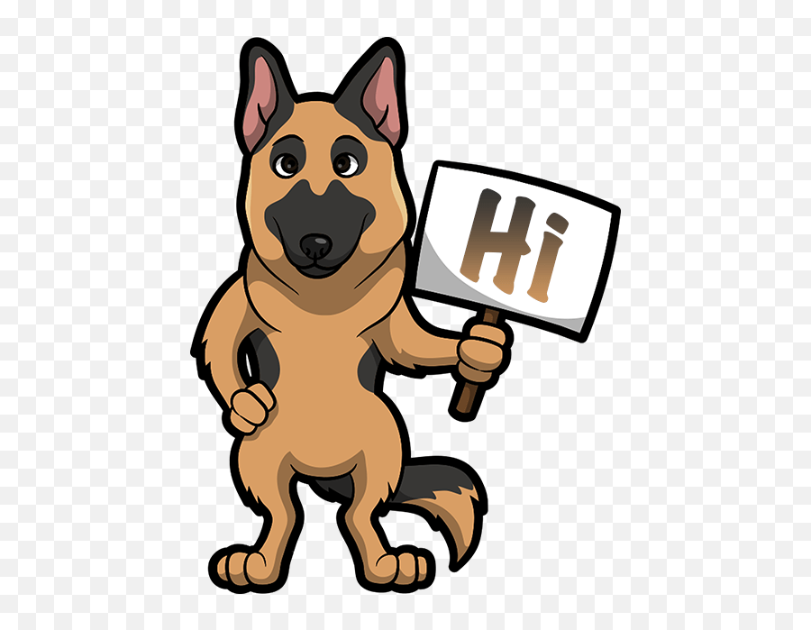 German Shepherd Emoji Stickers Dog Emoji German Shepherd,German Emoji free transparent emoji