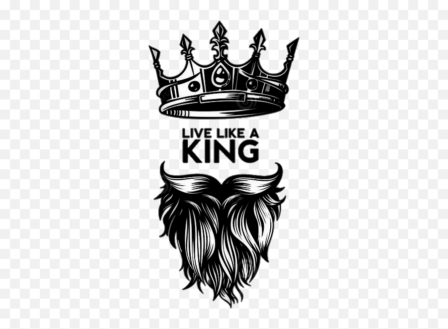 King Crown Black Daddybrad80 Daddybrad Live Like A King Logo Emoji