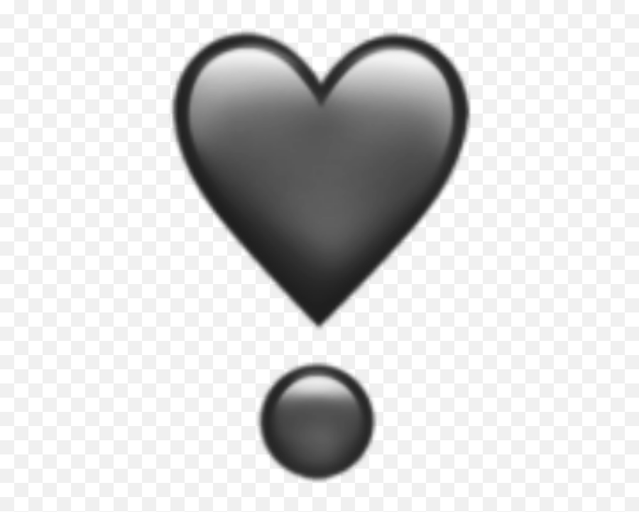 Heart Emojis Emoji Grey Love Emoji In Whatsapp,Grey Heart Emoji