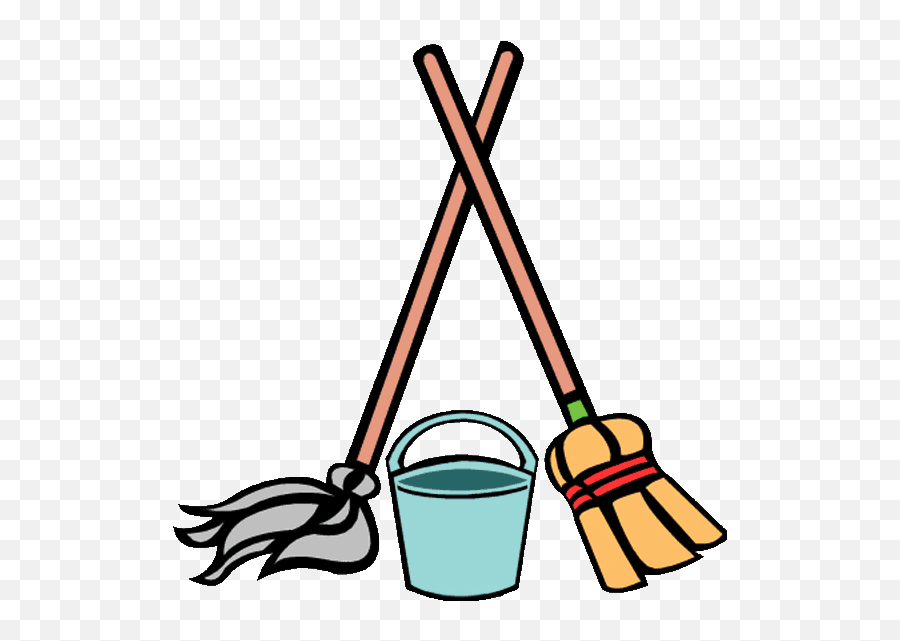 Cleaning Clipart Sweep Mop Cleaning Mop And Broom Clipart Emoji,Mop
