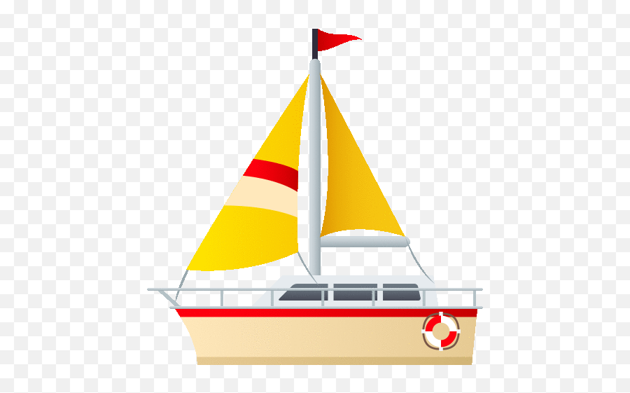 Sailboat Travel Gif Emoji Barco,Yacht Emoji free transparent emoji