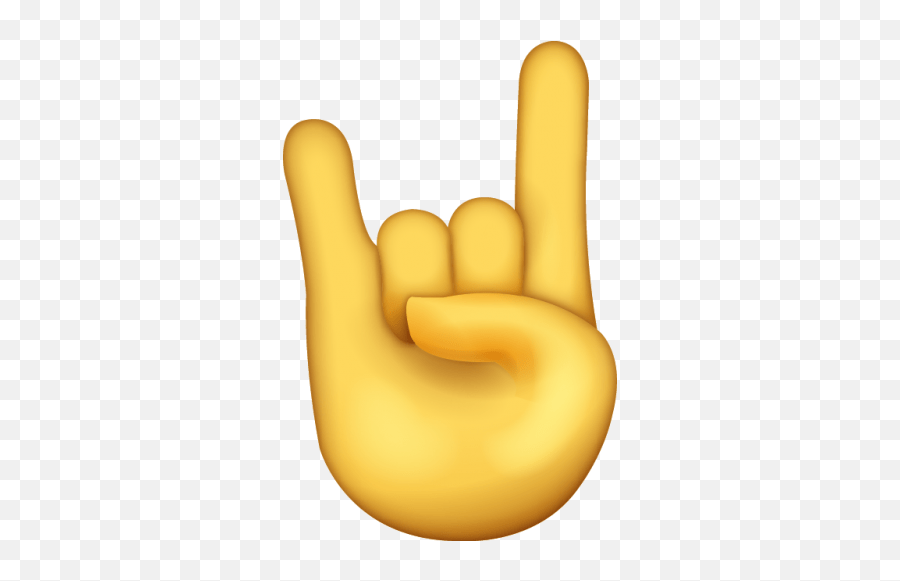 Sign Of The Horns Emoji,Three Finger Emoji free transparent emoji
