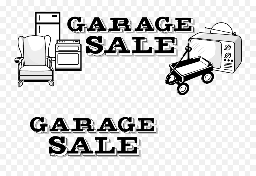 Garage Sale Free A Garage Sale Clipart Garage Sale Clipart Black And