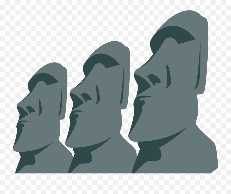 Moai Png Free Moai Emoji,Easter Island Head Emoji free transparent