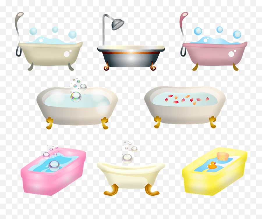 Bathtub Bath Bubbles Cosas De Un Baño Emoji,Shower Toilet Emoji free transparent emoji
