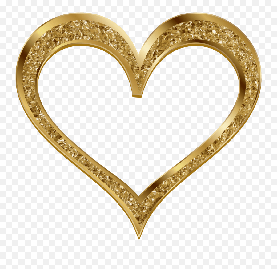 Gold Heart Clip Art Png Image Alhambra Palace Emoji,Gold Heart Emoji