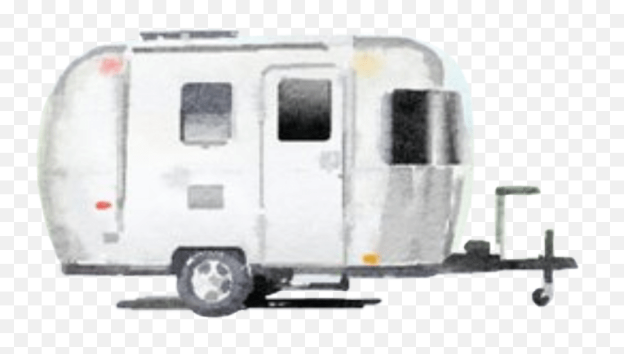 Camper Watercolor Handpainted Aerostream Rv Motorhome Travel Trailer