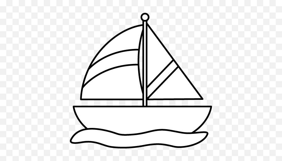 Sailboat Boat Clipart Black And White Boat Black And White Emoji,Sailboat Emoji free