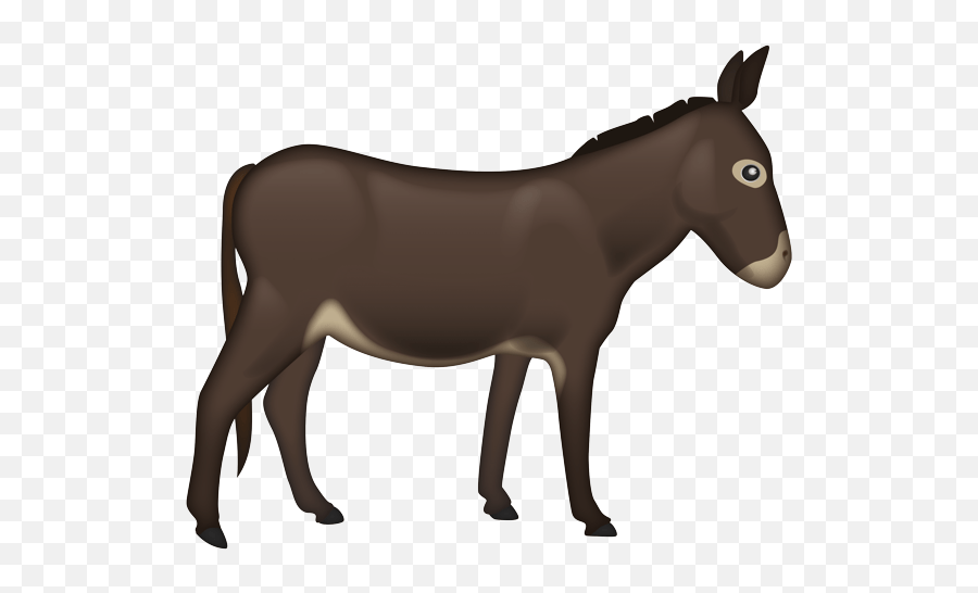 Emoji Mane,Donkey Emoji free transparent emoji