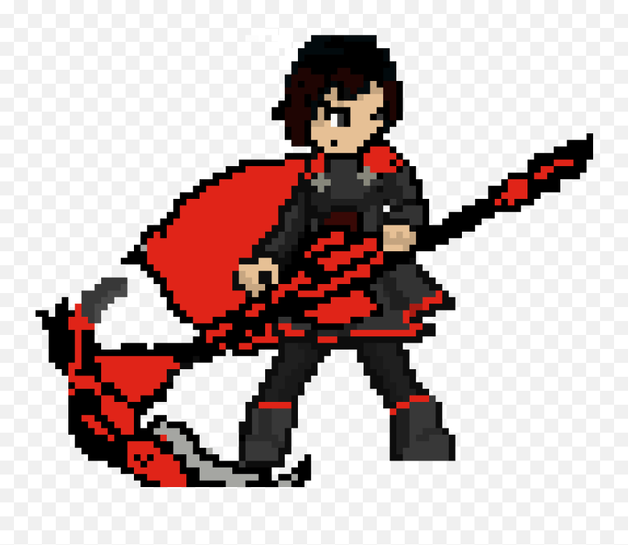 Pixel Art Png Download Highresolution Png Ruby Rose Pixel Art Emoji
