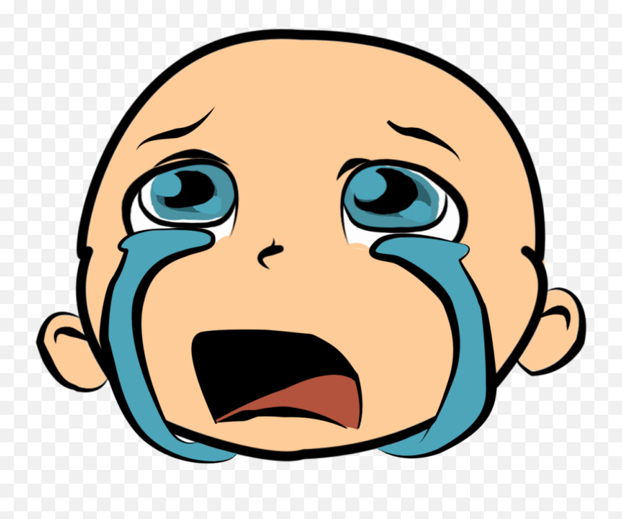 Free Cry Png Download Free Clip Art Sad Baby Face Cartoon Emoji,Cry