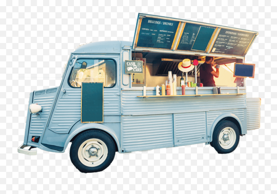 Food Truck Street Food Take Food Trucks In Side Emoji,Food Truck
