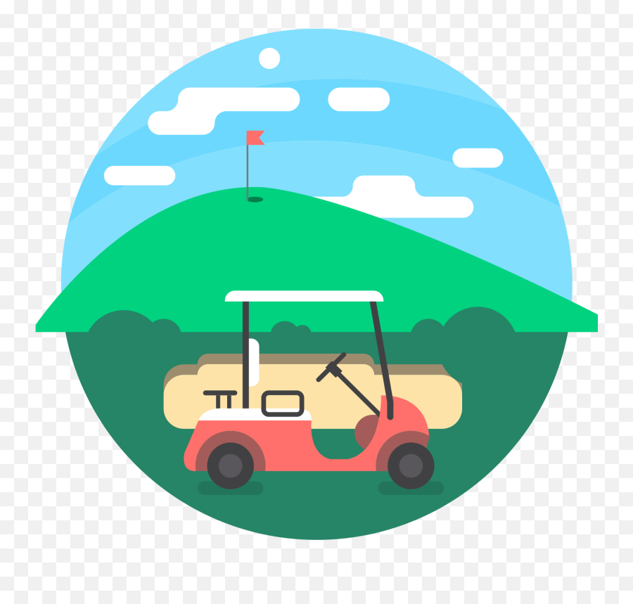 Golf Buggie For Golf Emoji,Golf Cart Emoji free transparent emoji