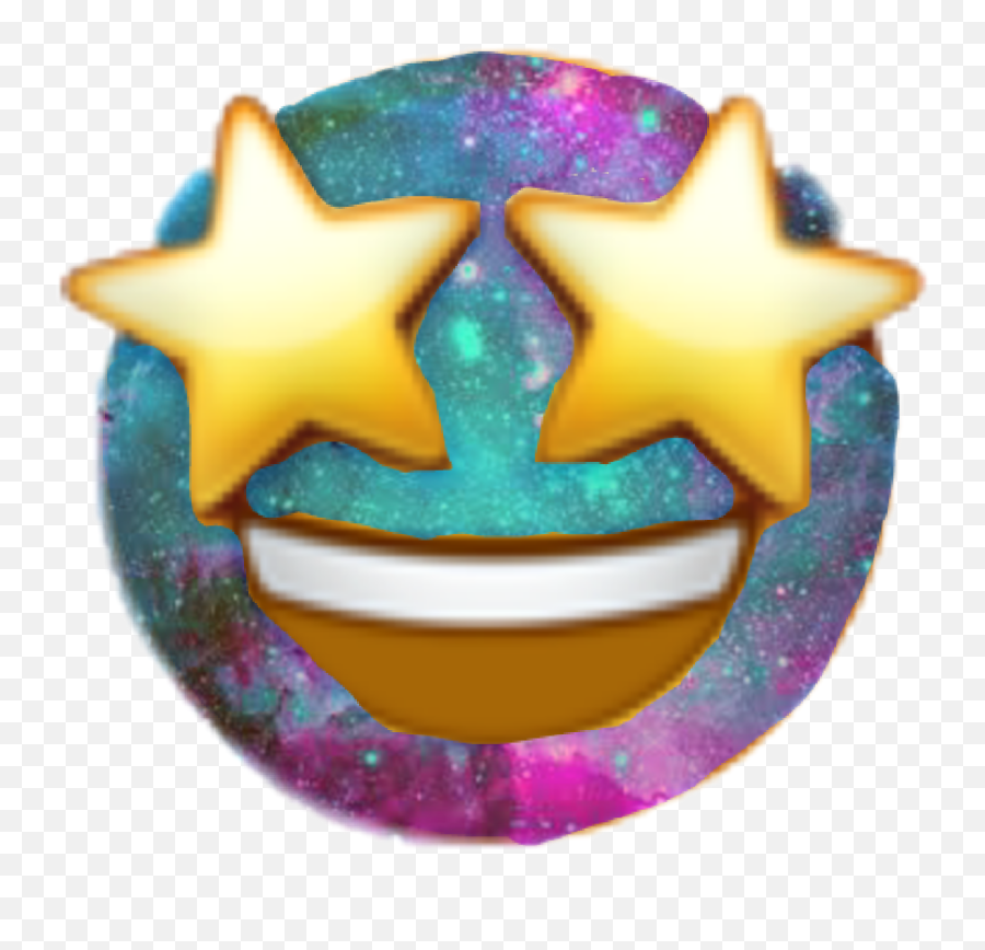 Nemoji Galaxyemoji Galaxy Emoji Sticker Dessert,Star And Eyes Emoji