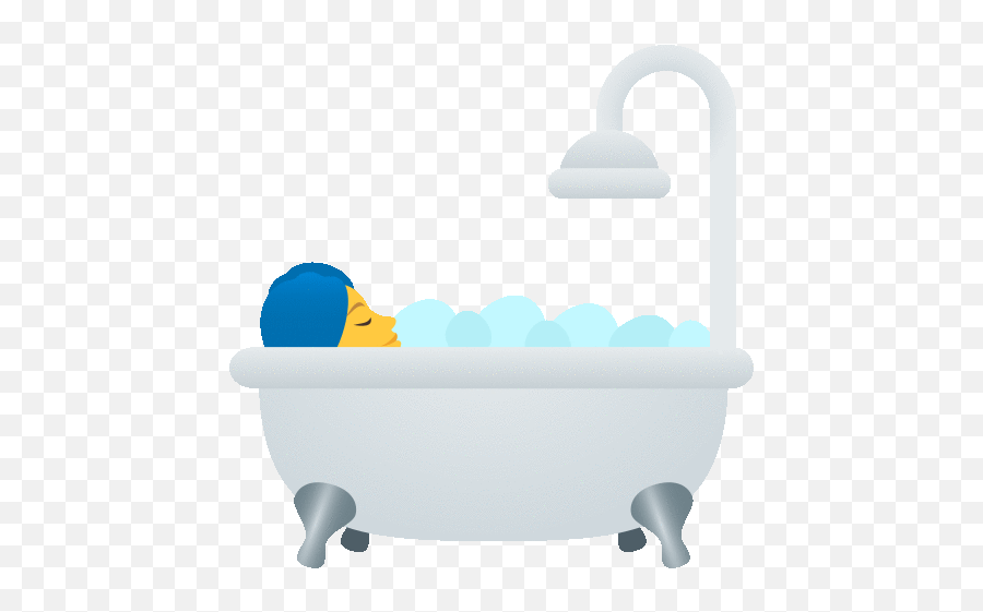 Person Taking Bath Objects Gif Persontakingbath Objects Bathtub Emoji