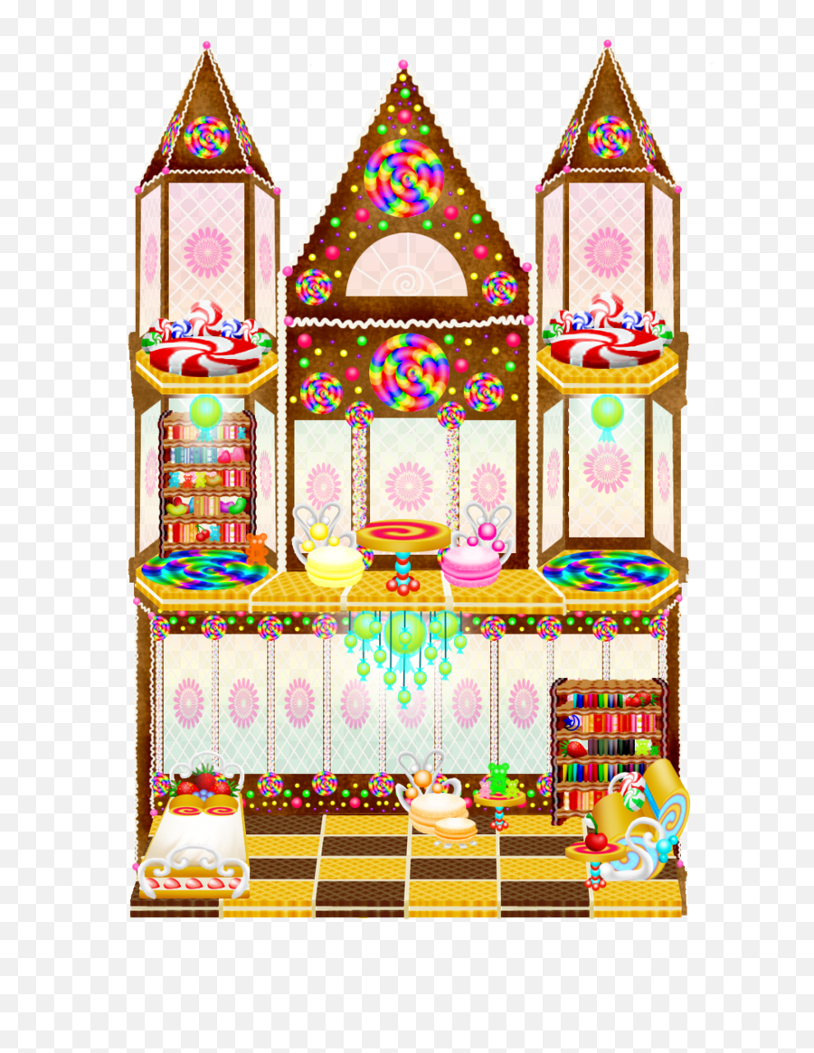 Clipart Houses Candy Transparent House Inside Clipart Emoji,House