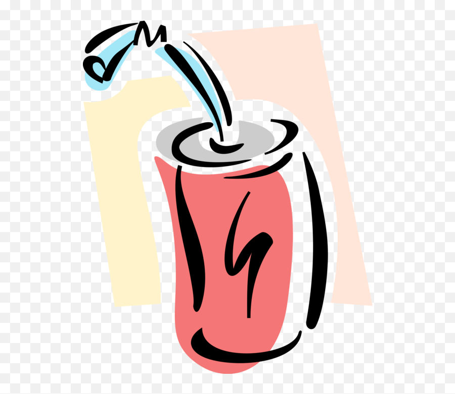 Vector Illustration Of Soda Pop Soft Drink Refreshment Vetor Lata