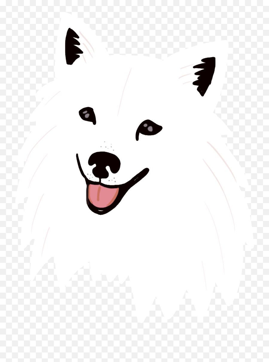 White Dog Sticker For Ios Android Giphy Black Cartoon Image Northern