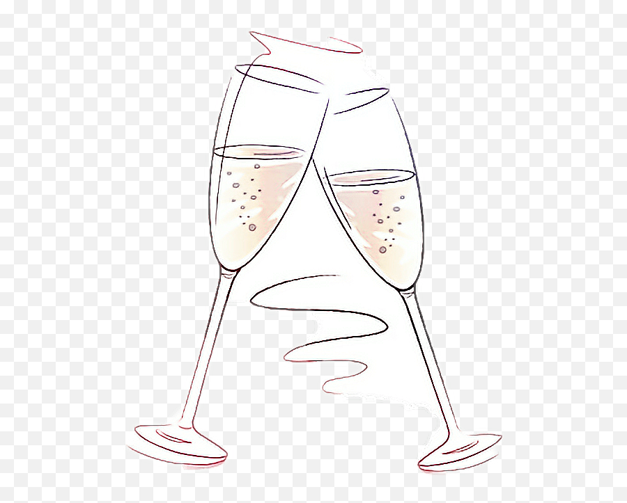 Cheers Champagne Toast Champagne Stemware Emoji,Champagne Toast Emoji free transparent emoji