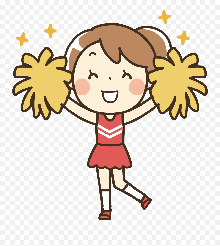 Cheerleading Uniforms Cartoon Clip Art Cheerleader Clipart Emoji