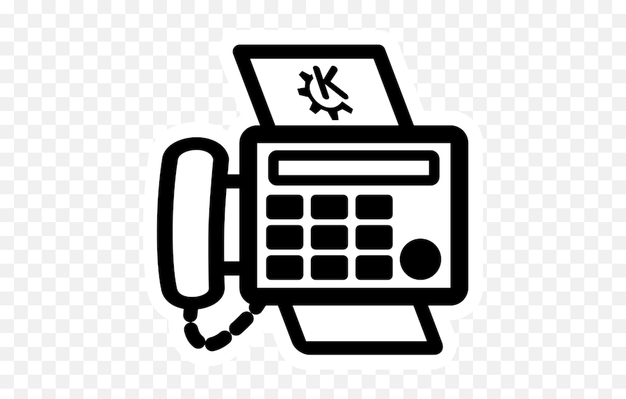 Print And Fax Icon Fax Transparent Emoji,Cut And Paste Emojis free