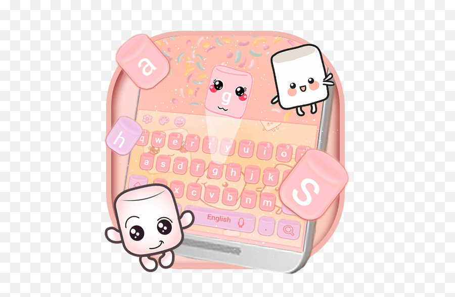 Marshmallow Candy Keyboard Cartoon Emoji,House Candy House Emoji