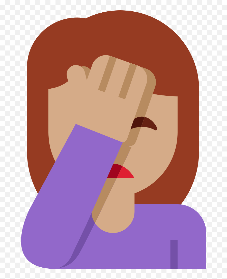 Twemoji2 1f926 Smack My Head Emoji,Nail Emoji free transparent