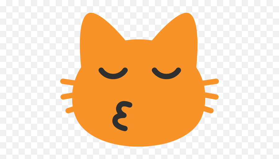 Kissing Cat Face With Closed Eyes Emoji For Facebook Email Cat