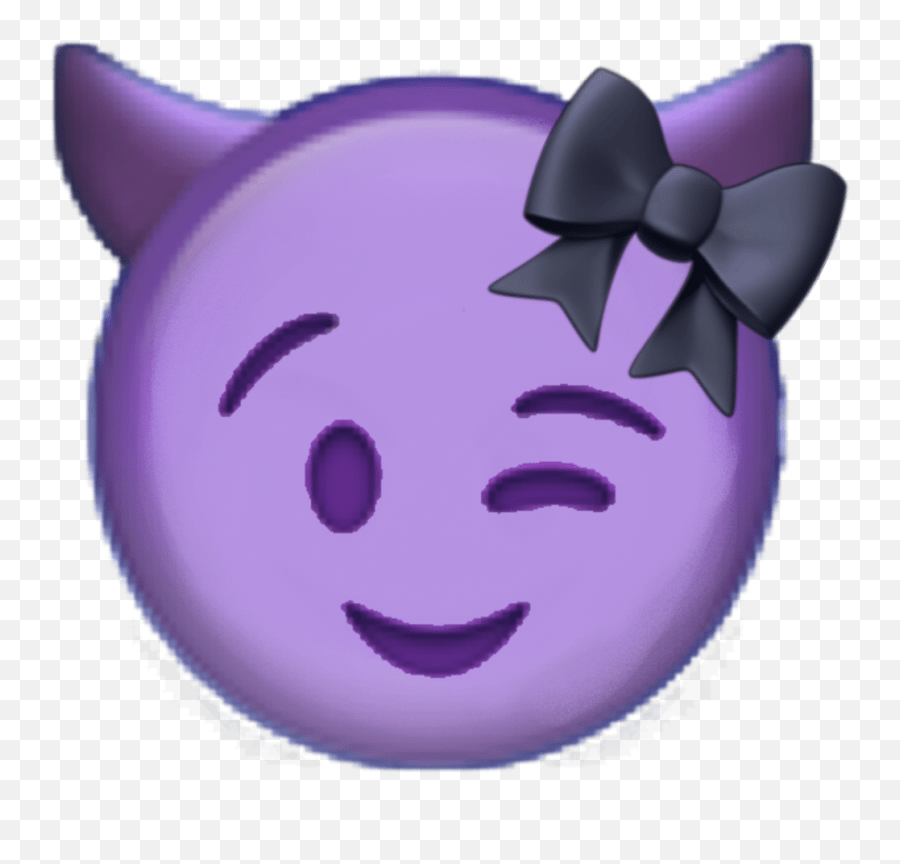 Iphoneemoji Emoji Emojis Devilemoji Dev Smiley,Ribbon Emojis free