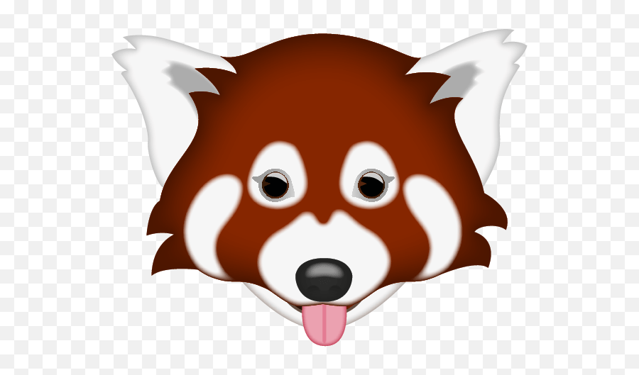 Emoji Illustration,Red Panda Emoji free transparent emoji