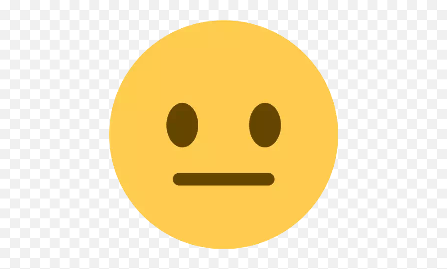 Emojis Flat Style 2 Stickers For Whatsapp Neutral Face Emoji,Flat