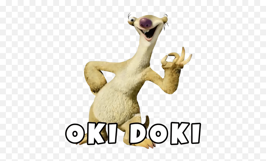 La Era De Hielo Stickers For Whatsapp Ice Age Sid Png Emoji,Weasel
