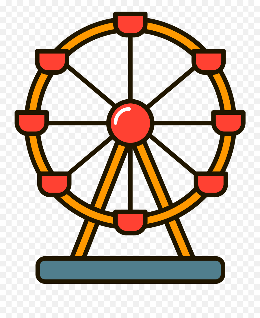 Ferris Wheel Clipart Dot Emoji,Ferris Wheel Emoji free transparent