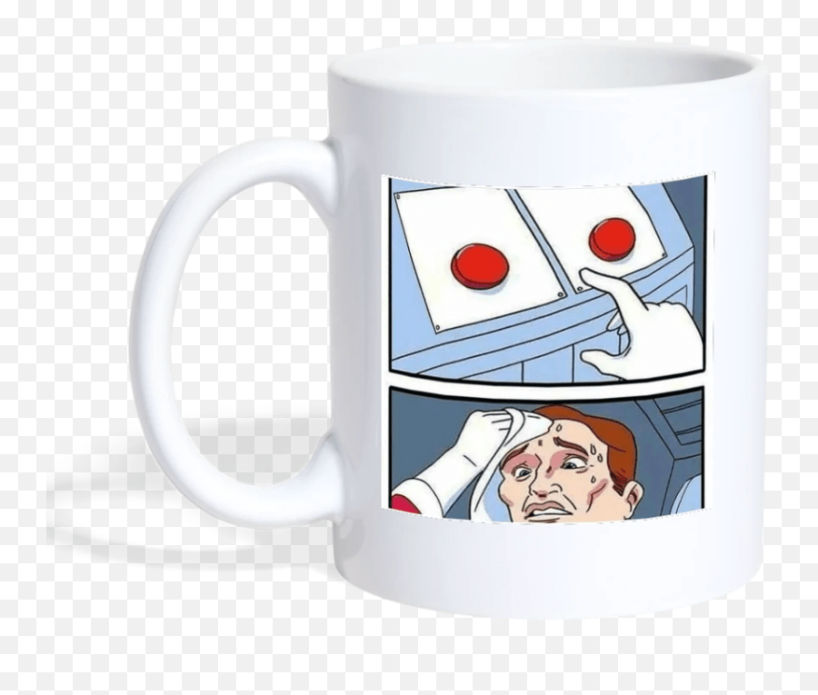 Button Coffeetea Mug U2013 Meme Wears Coffee Cup Emoji,Frog And
