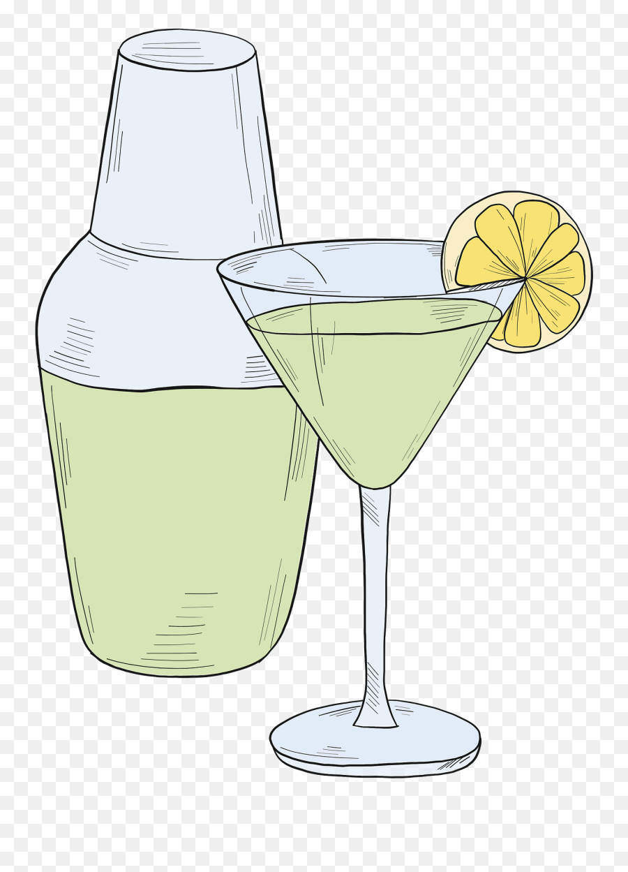 Margarita Cocktail Clipart Martini Glass Emoji,Margarita Emoji free transparent emoji
